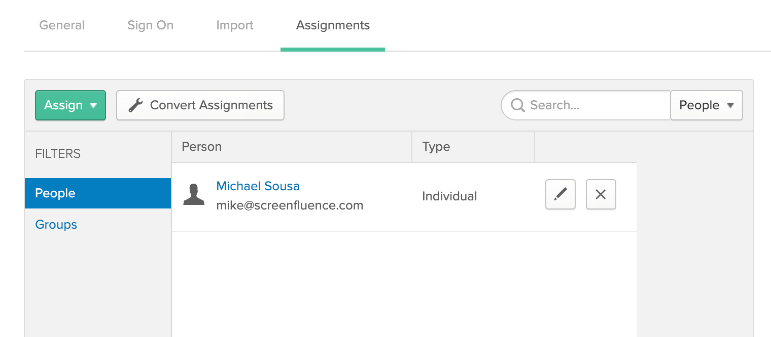 Configuring Screenfluence with Okta