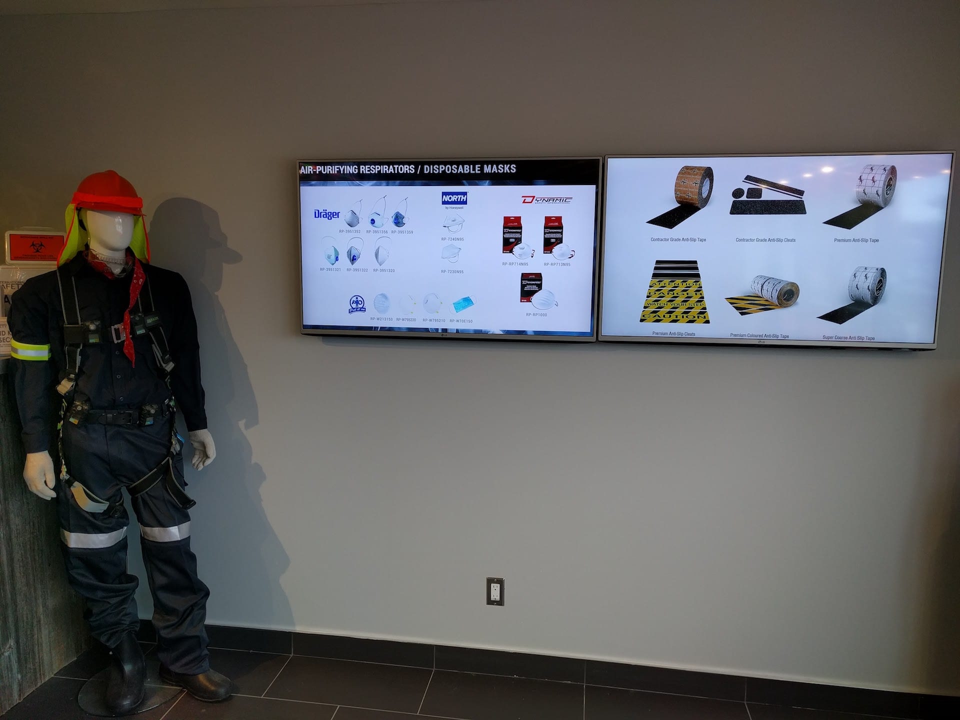 International Safety digital signage
