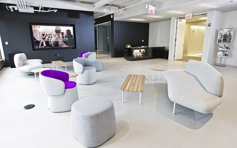 Northwestern University digital signage