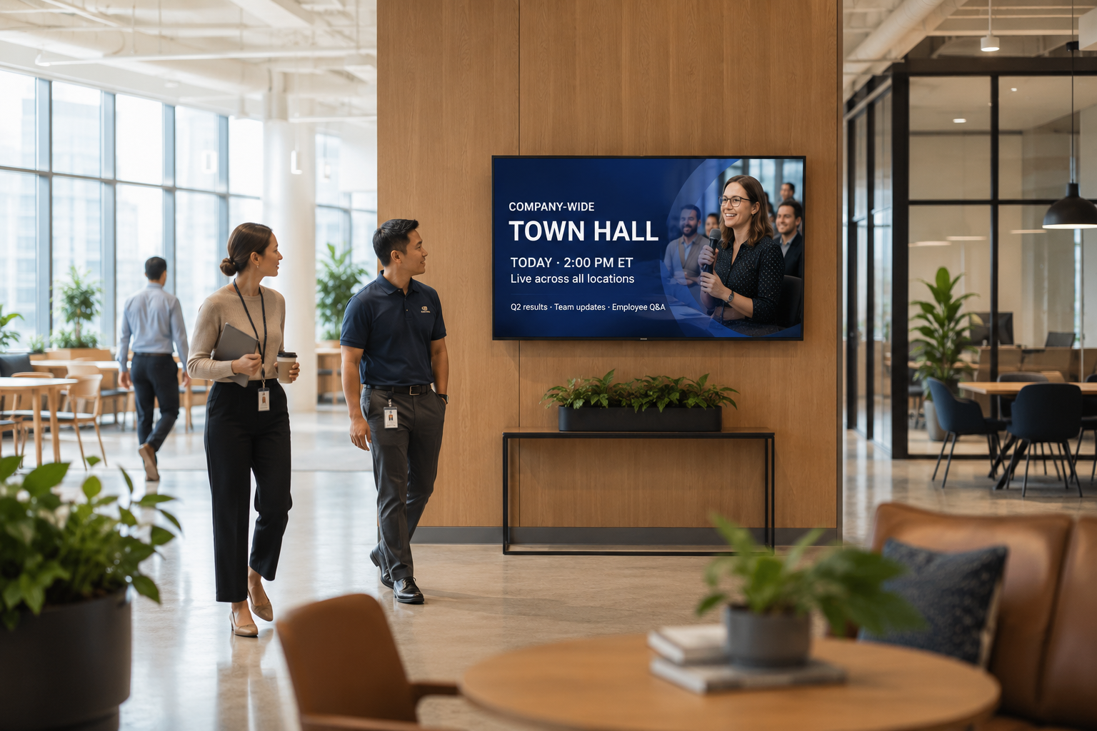 HR Communication on Digital Signage: Reach Every Employee & Lift Enrollment