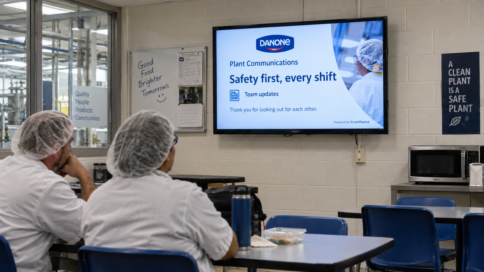 How Danone connects frontline teams across 13 US plants