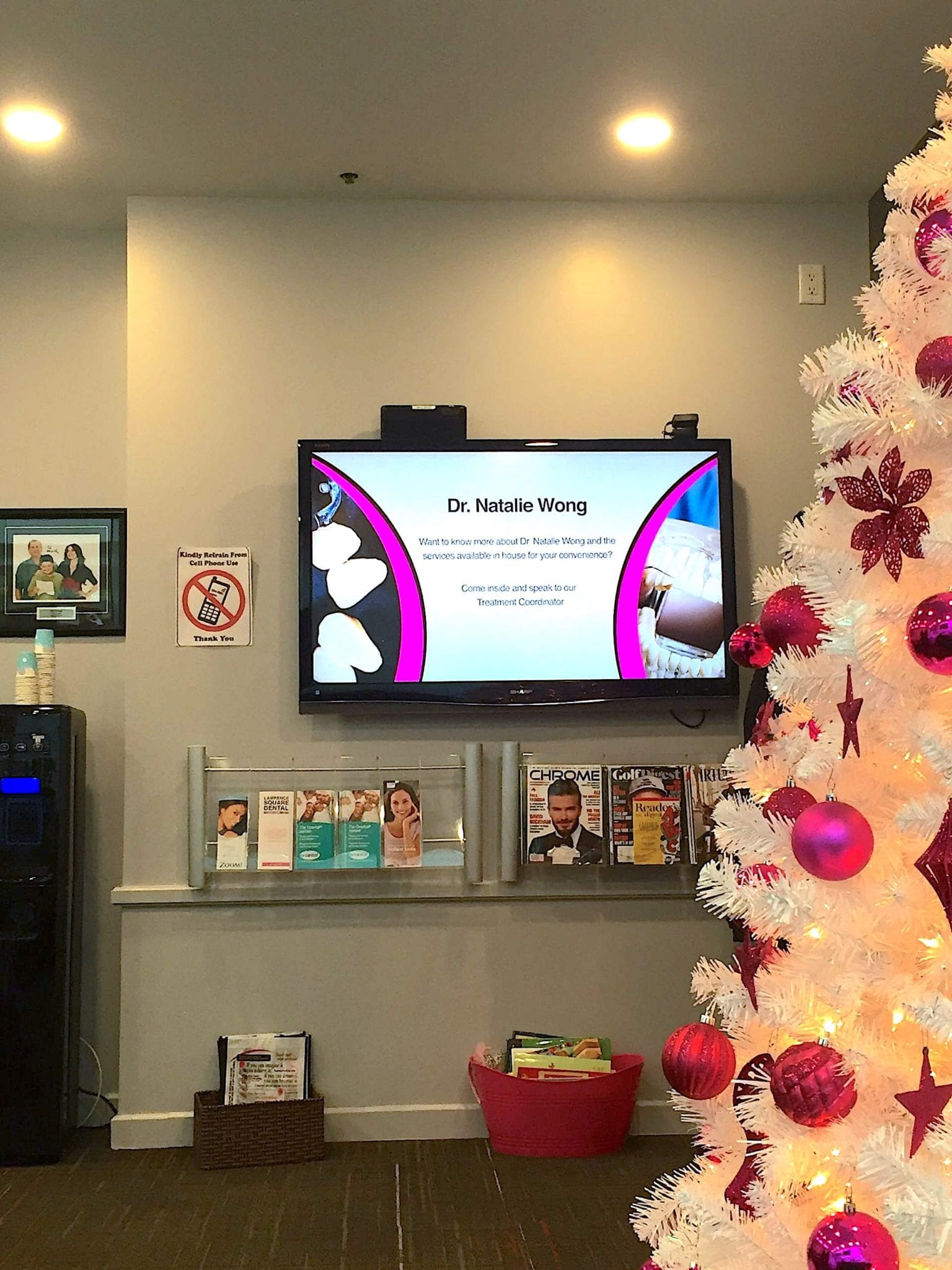 Dentistry in Motion digital signage
