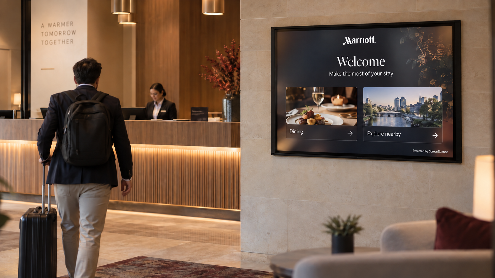 How Marriott keeps guests and associates informed.