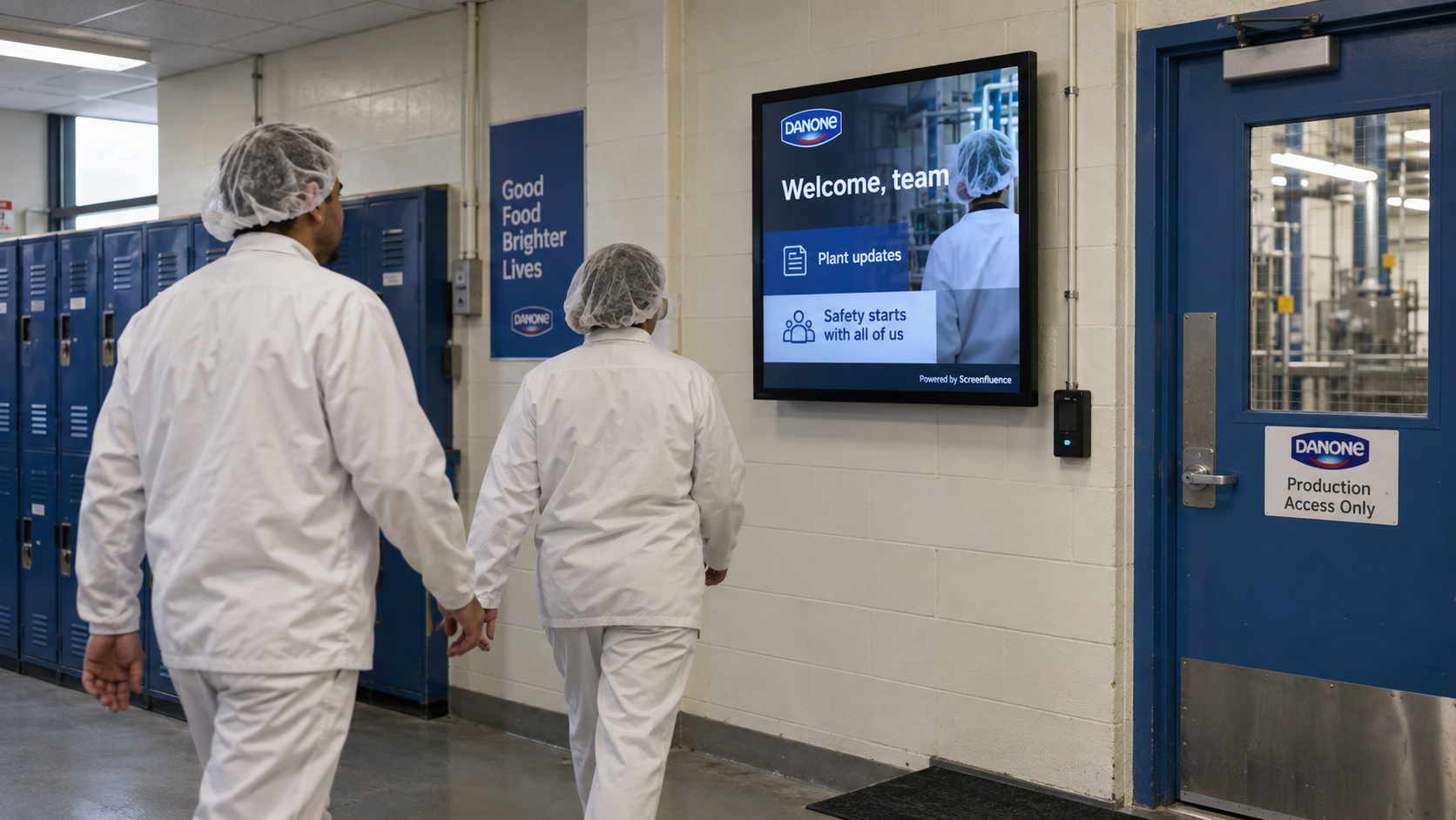 How Danone connects frontline teams across 13 US plants