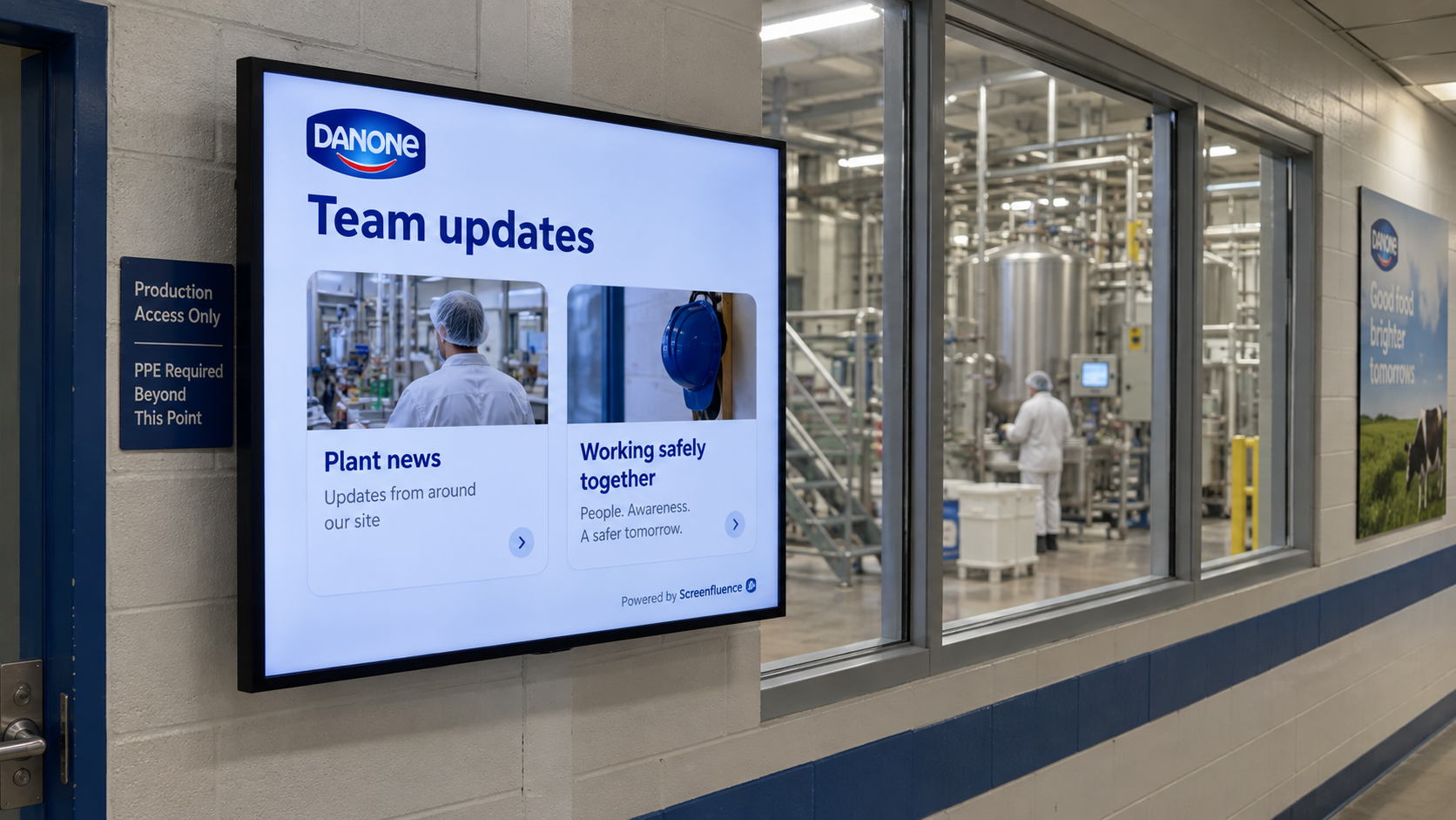 How Danone connects frontline teams across 13 US plants