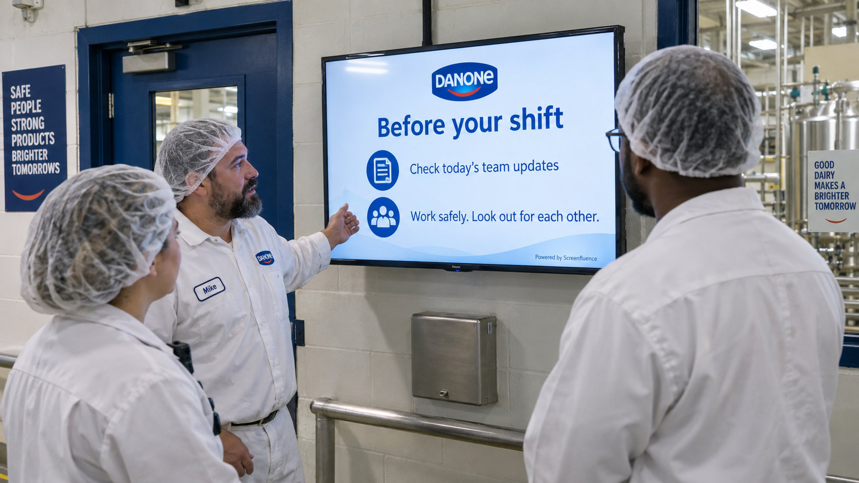 How Danone connects frontline teams across 13 US plants