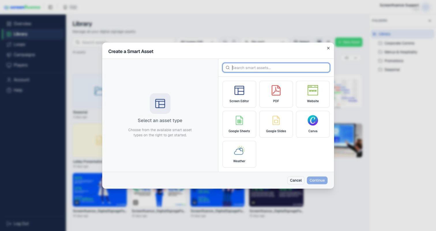 The Smart Asset chooser
